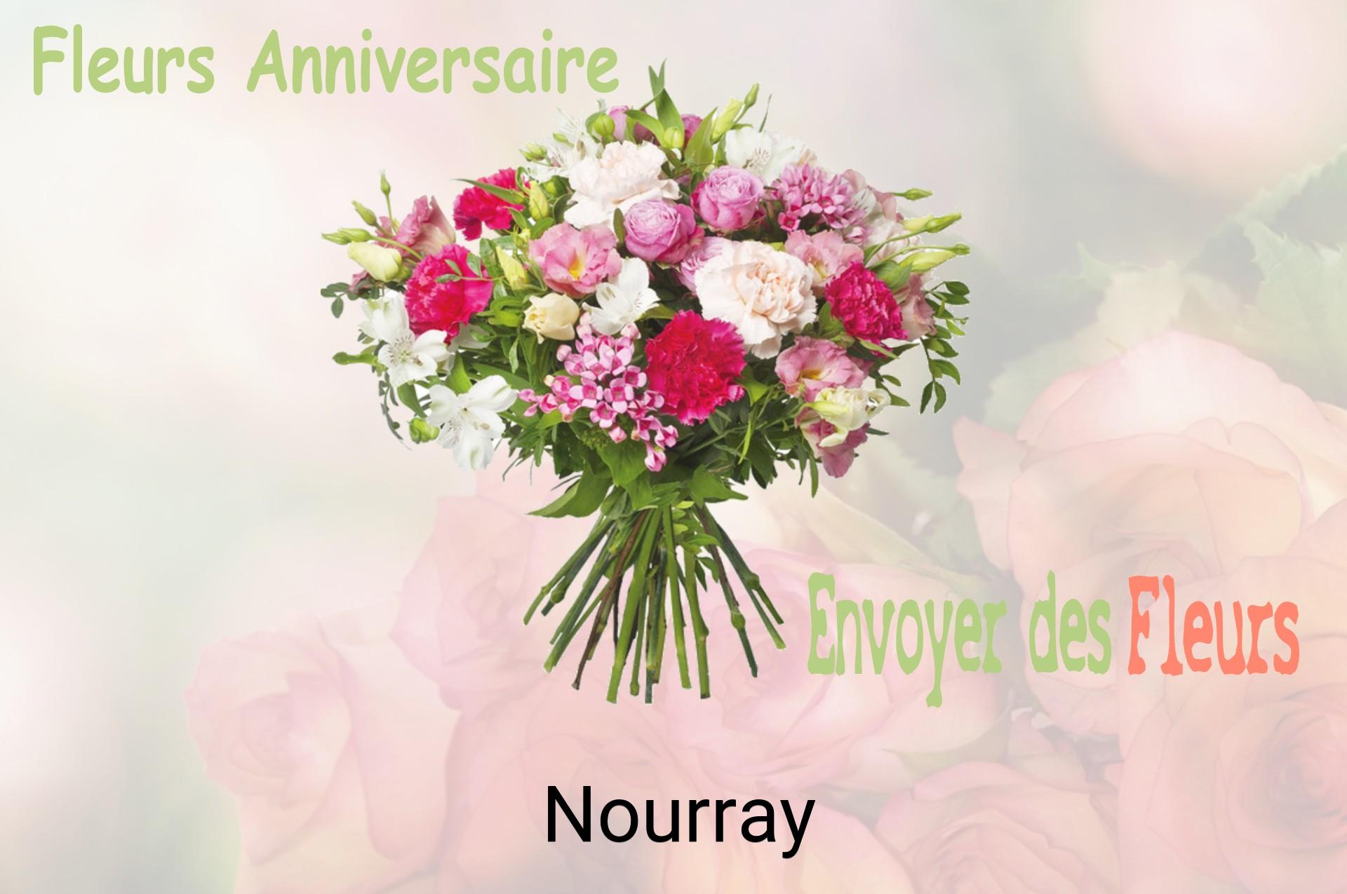 Bouquet de fleurs d’anniversaire livré à Nourray