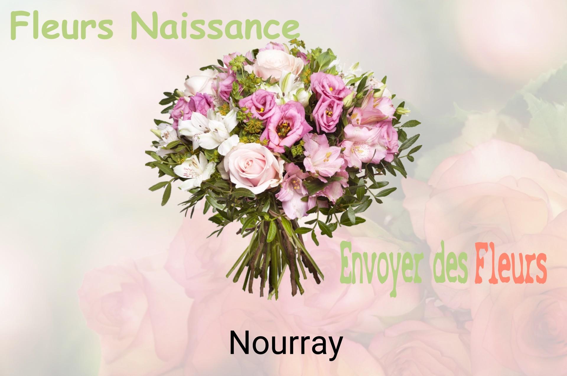 Bouquet de fleurs de naissance livré à Nourray